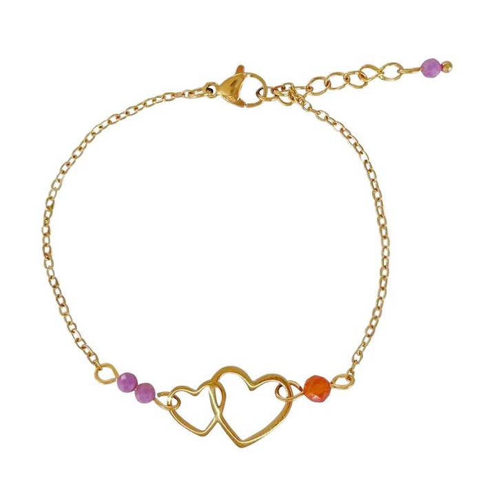 Loving & Brave Bracelet - Gold for wholesale by Saint Clairmont