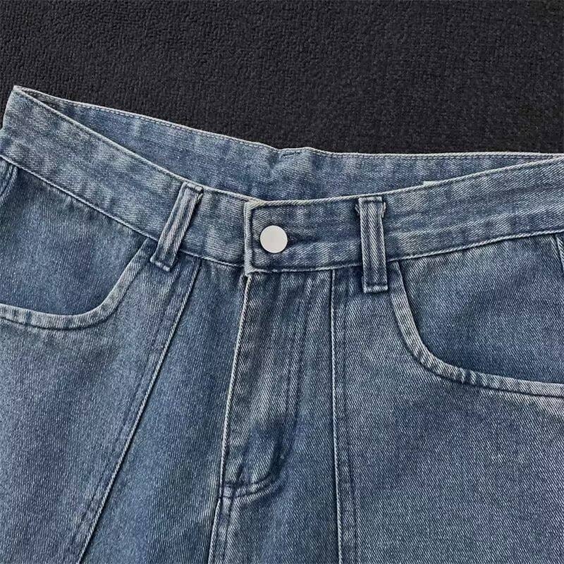Tourtiwi - Wholesale Jeans - Men's - men's loose large size wide leg jeans12