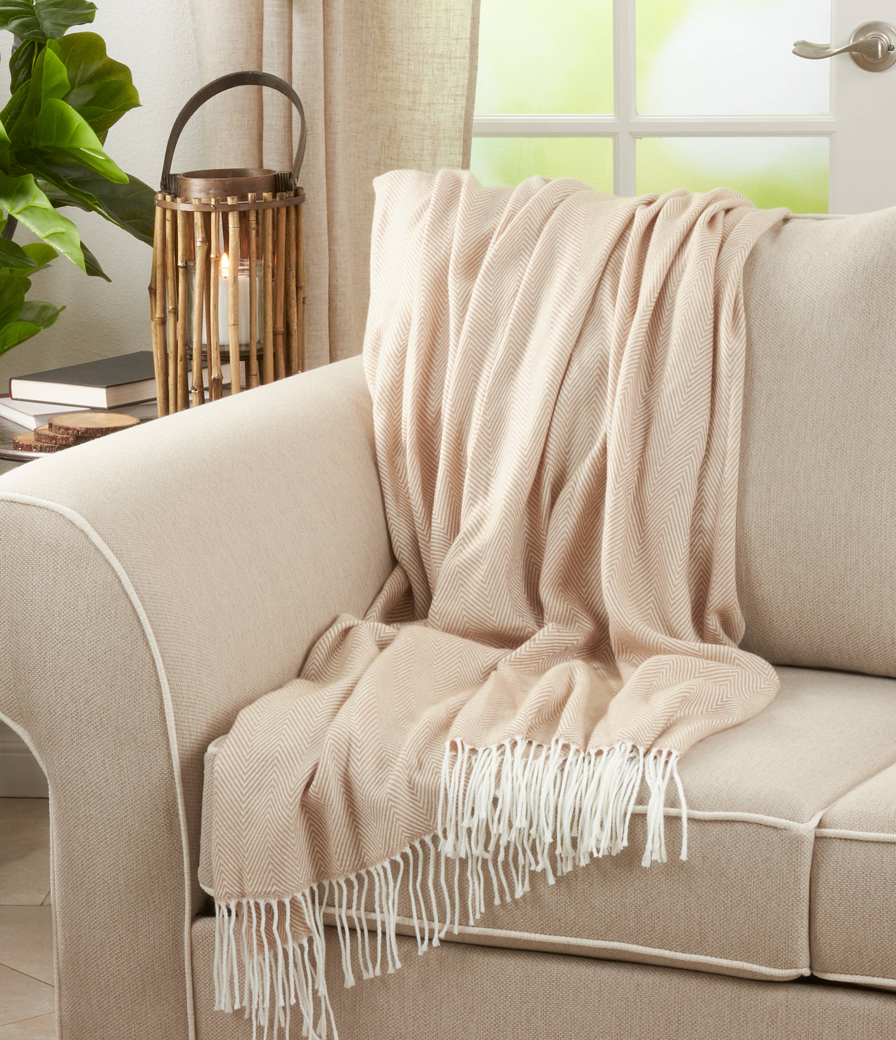 Saro Lifestyle – wholesale Throw blanket – Herringbone Throw0