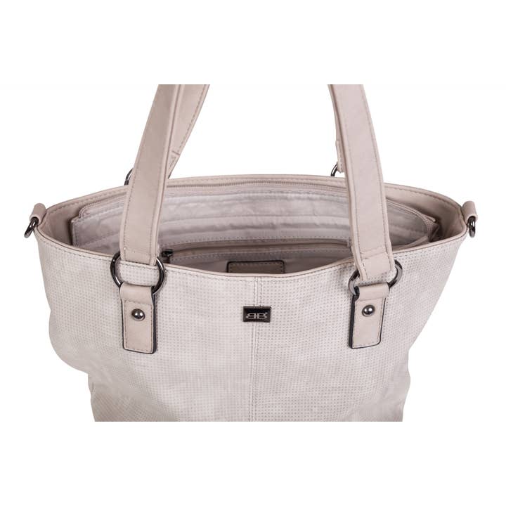 Bernardo Bossi - Wholesale Shoulder Bag - Women's - Bernardo Bossi Handbag Bowling Bag “Perforated11