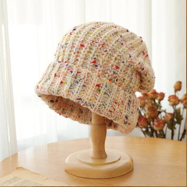Funkyrel® Atzbranding Limited - Wholesale Beanie - Women's - Haila - Knitted Splash Beanie Hat