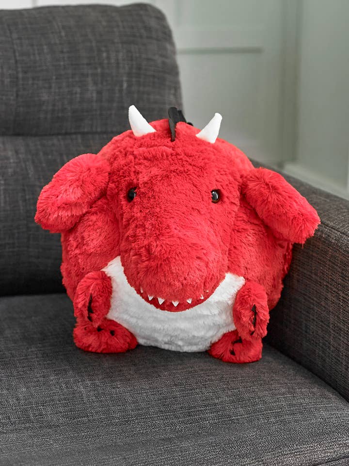 Weicher kuscheliger riesiger Handwärmer gemütlicher Drache für den Großhandel von Cozy Time Ltd