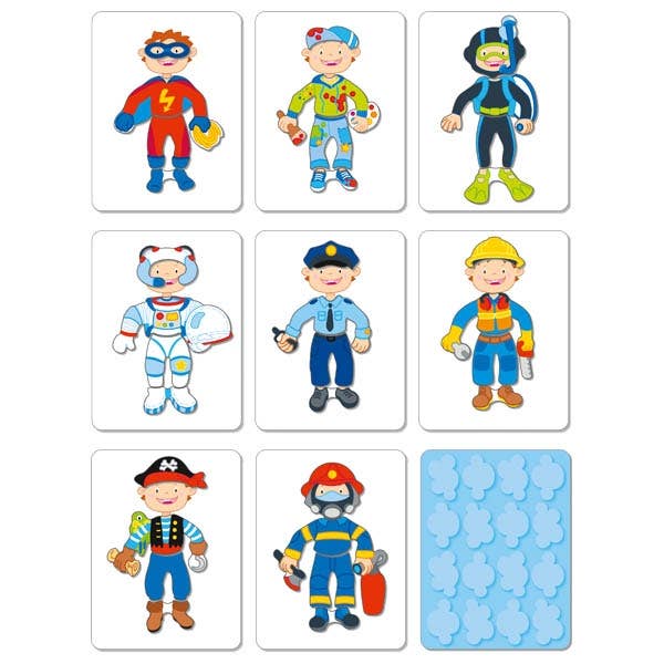 Goki Australia - Wholesale Toy set – Kids - Dress-up magnet game, boy2