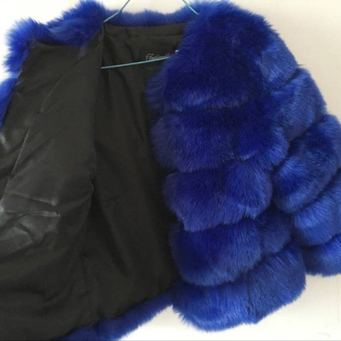 Marayn - Wholesale Jacket – Women's - Luxury Faux Fox Fur Short Jacket for Women48