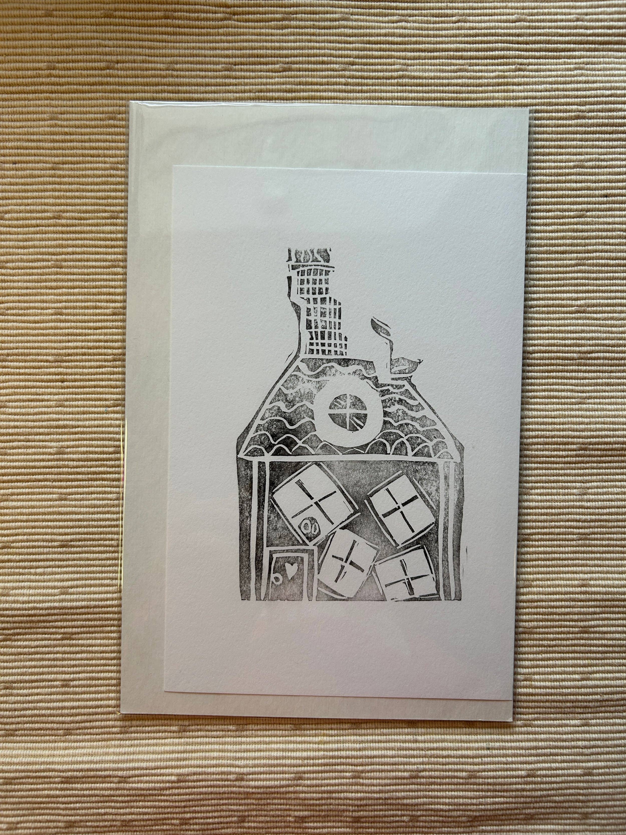 the (trans)cribe - Wholesale Art Print - Handmade Linocut Print4