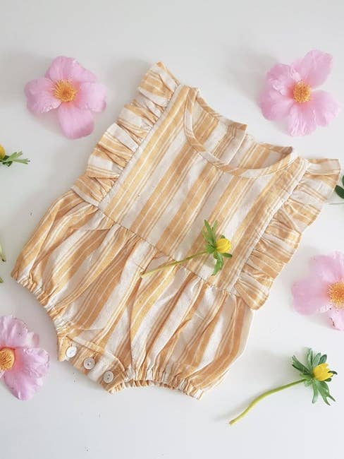 PAGLIACCETTO MARGHERITA - RIGHE BUTTERSCOTCH per la vendita all'ingrosso da parte di Winnie Woo