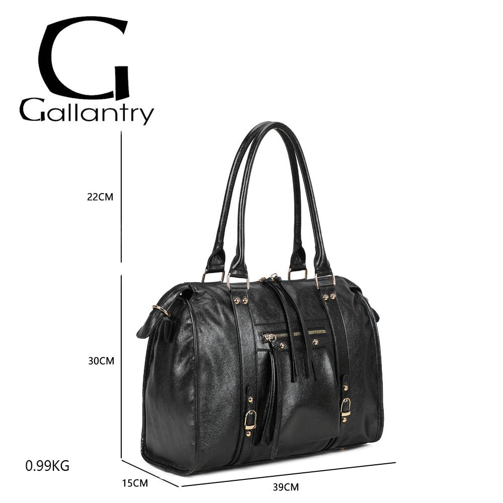 Gallantry - Wholesale Top Handle Bag - Women's - Skyla Metallic Large(R-1979-5)3