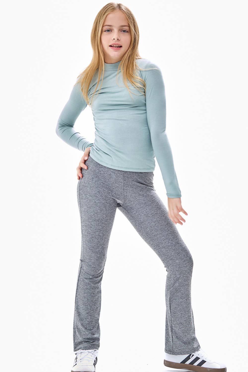 Good Girl - Vente T-shirt – enfant - Haut en tricot modal à manches longues et col montant12