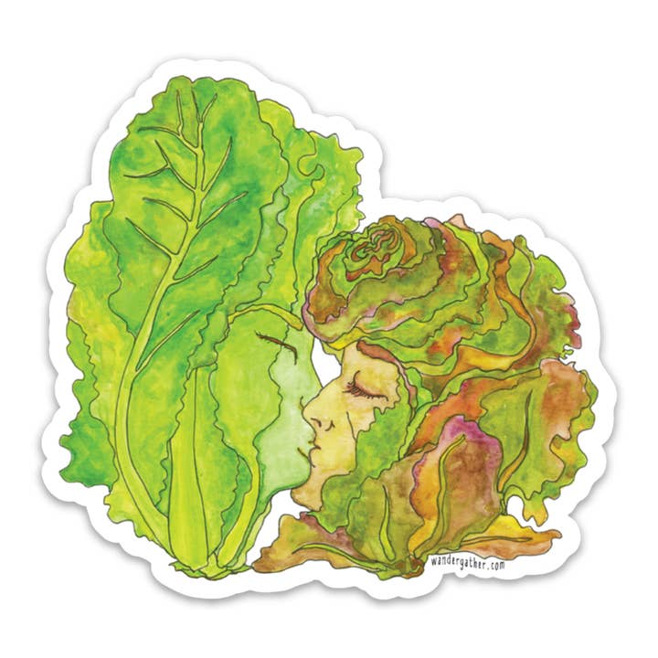 Pegatina impermeable Lettuce Be Lovers para venta al por mayor de Wander & Gather
