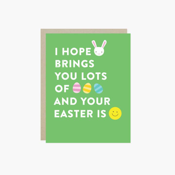 Easter Rebus Card for wholesale by Barone and Co.