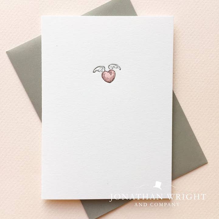 Soaring Heart Card för wholesale av Jonathan Wright and Company