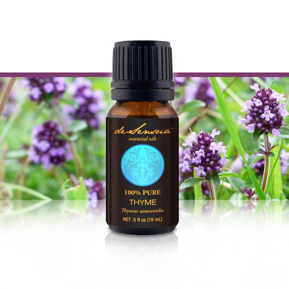 deSensua Oils - Wholesale Essential oil - THYME ESSENTIAL OIL -  - of 100% Proven Purity - Most Popular for Gas Relief and as an Antioxidant0