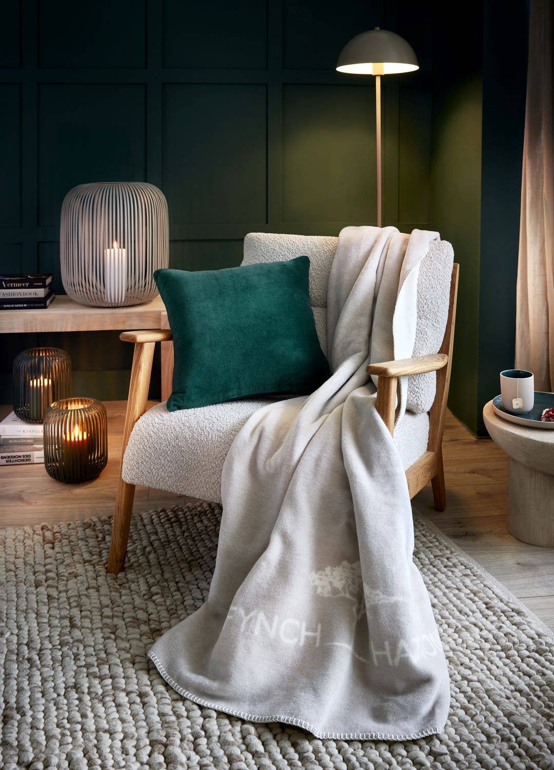 Elephant Grey KOMBERS throw blanket for wholesale on Faire