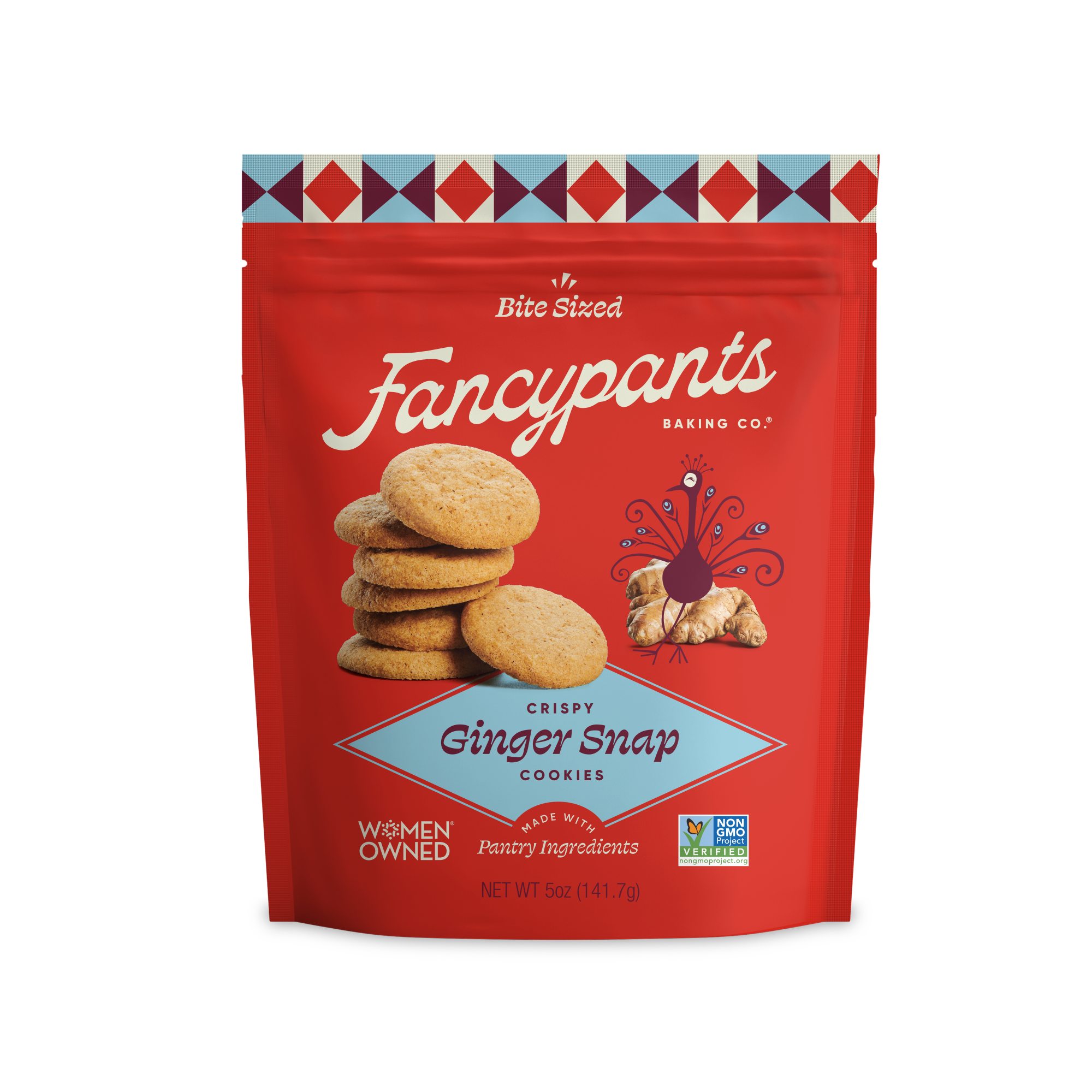 Fancypants Baking Co. - Wholesale Cookie - Ginger Snap Cookies | Premium Snacks | 12 pack | 5oz1
