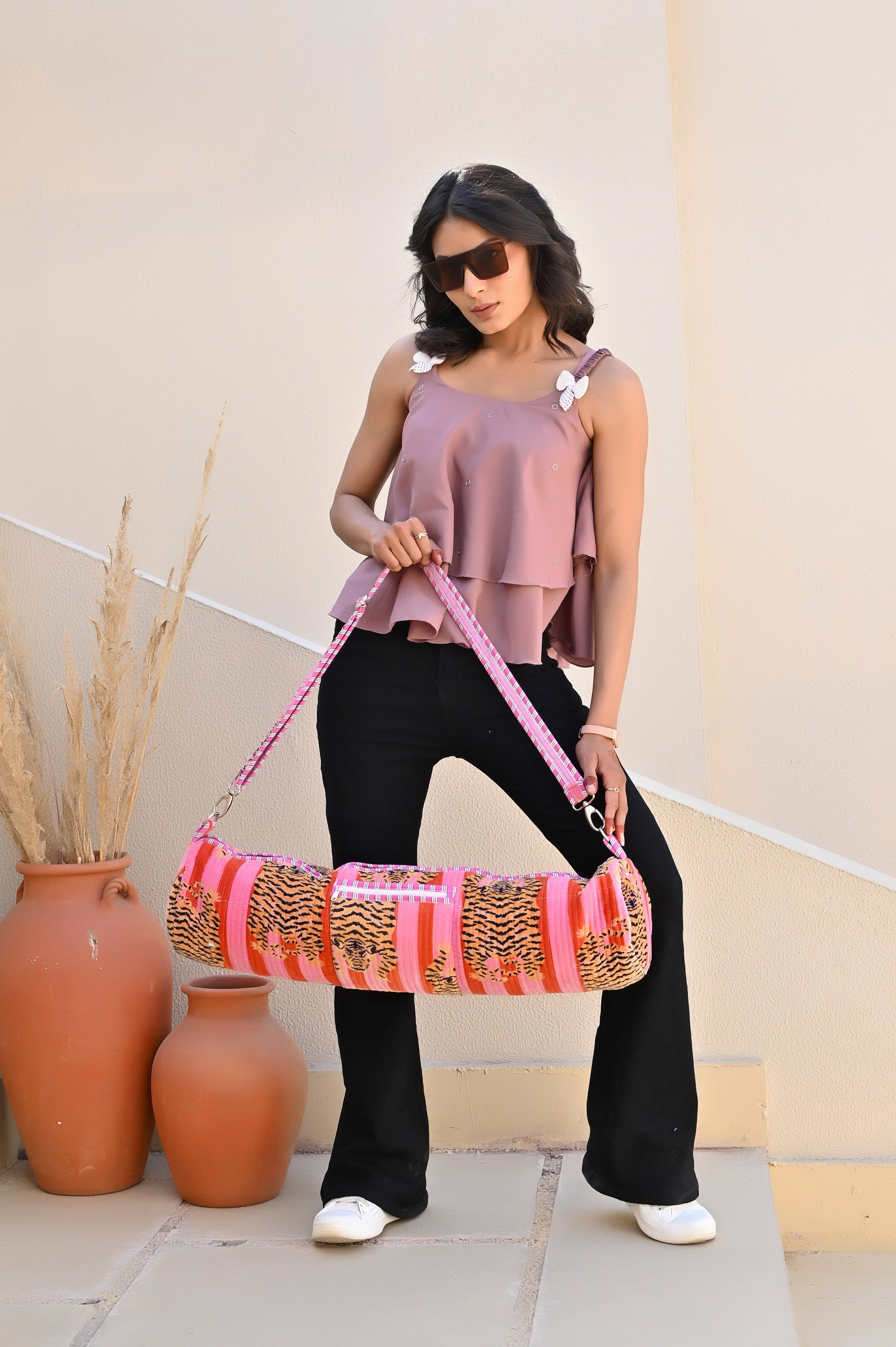 CYC - Wholesale Yoga Bag - The Tibetan Tiger Velvet Yoga Bag5