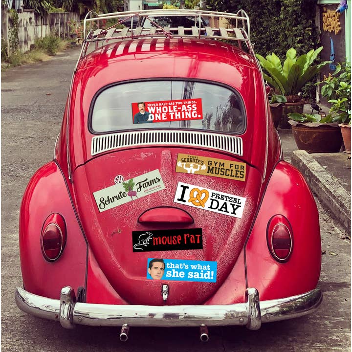 Papersalt - Vendita all'ingrosso Adesivo - Adesivo per paraurti «The Office: My Mind is Going a Mile un'ora»1