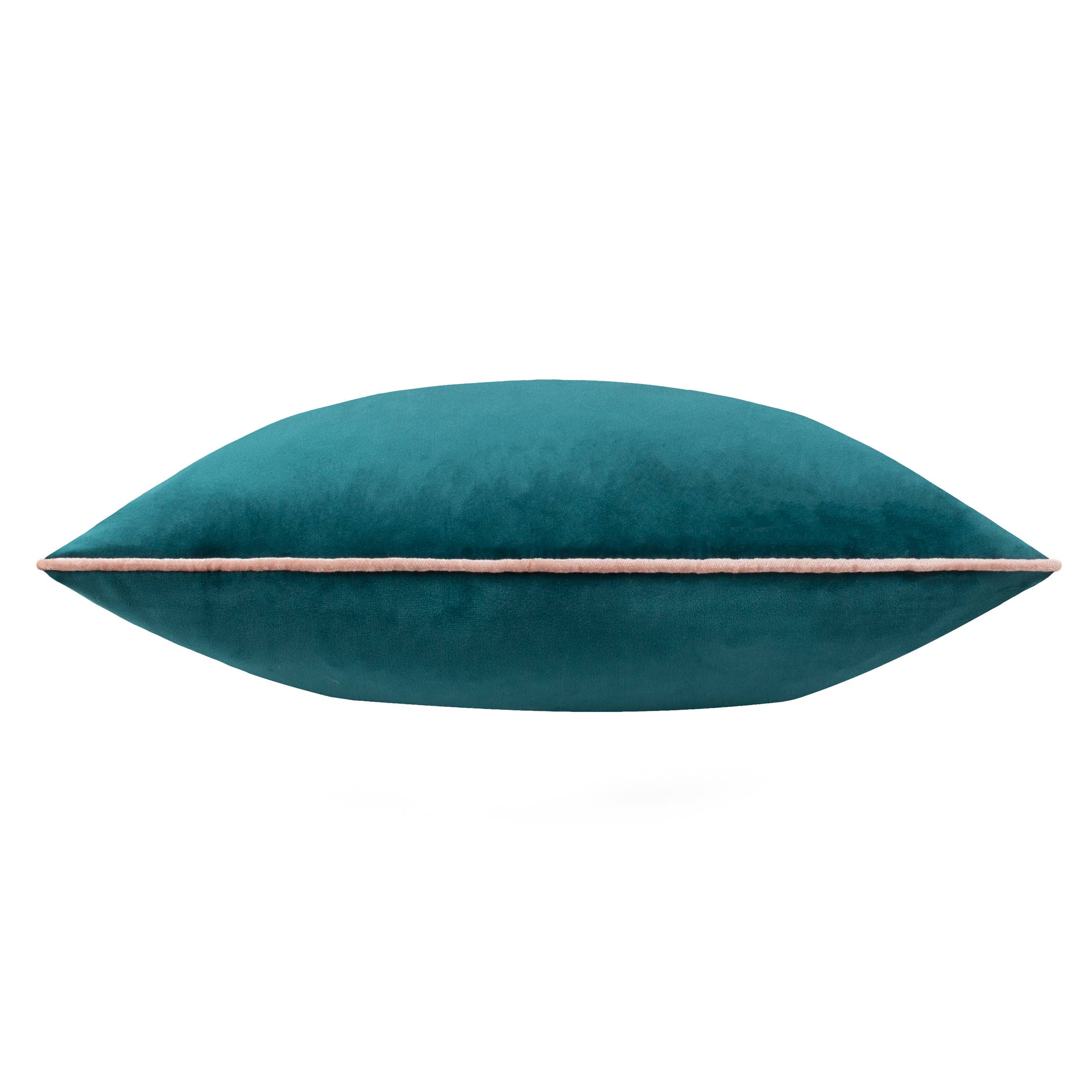 Teal/Blush Cuscino Meridian Velvet Teal/Blush in vendita all'ingrosso su Faire2