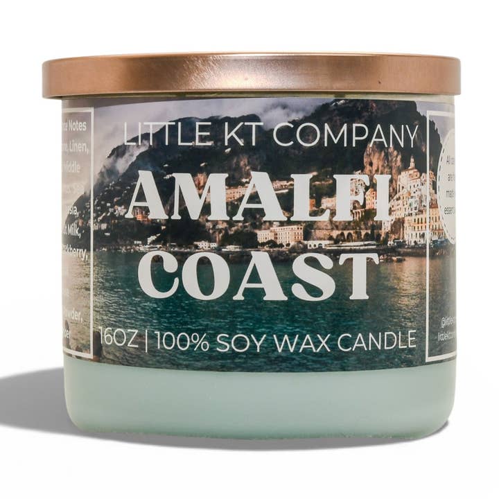 Little KT Company - Wholesale Jar/Filled Candle - Amalfi Coast Candle0