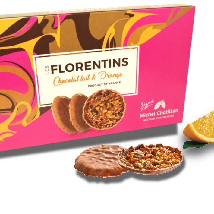 SASU MICHEL CHATILLON - Wholesale Chocolate - Florentin orange milk chocolate0