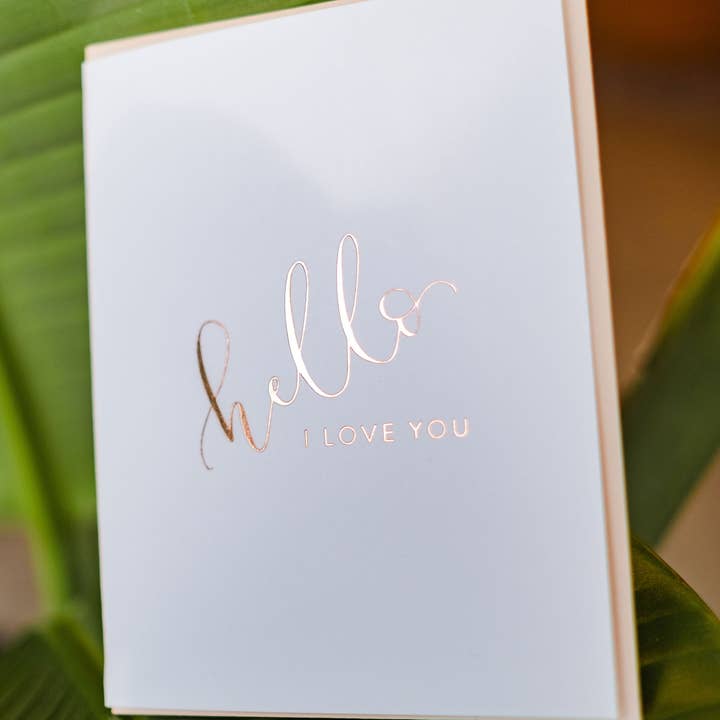 Hej jeg elsker dig • Bare fordi lykønskningskort for engroshandel hos Annabel Reese