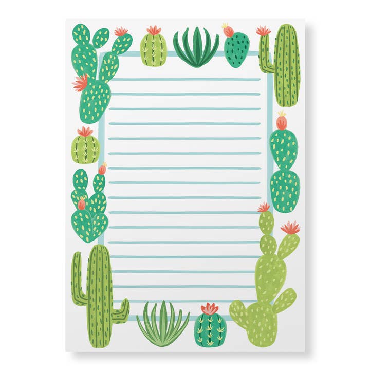 Cactus - Notepad for wholesale by LoveLight Paper