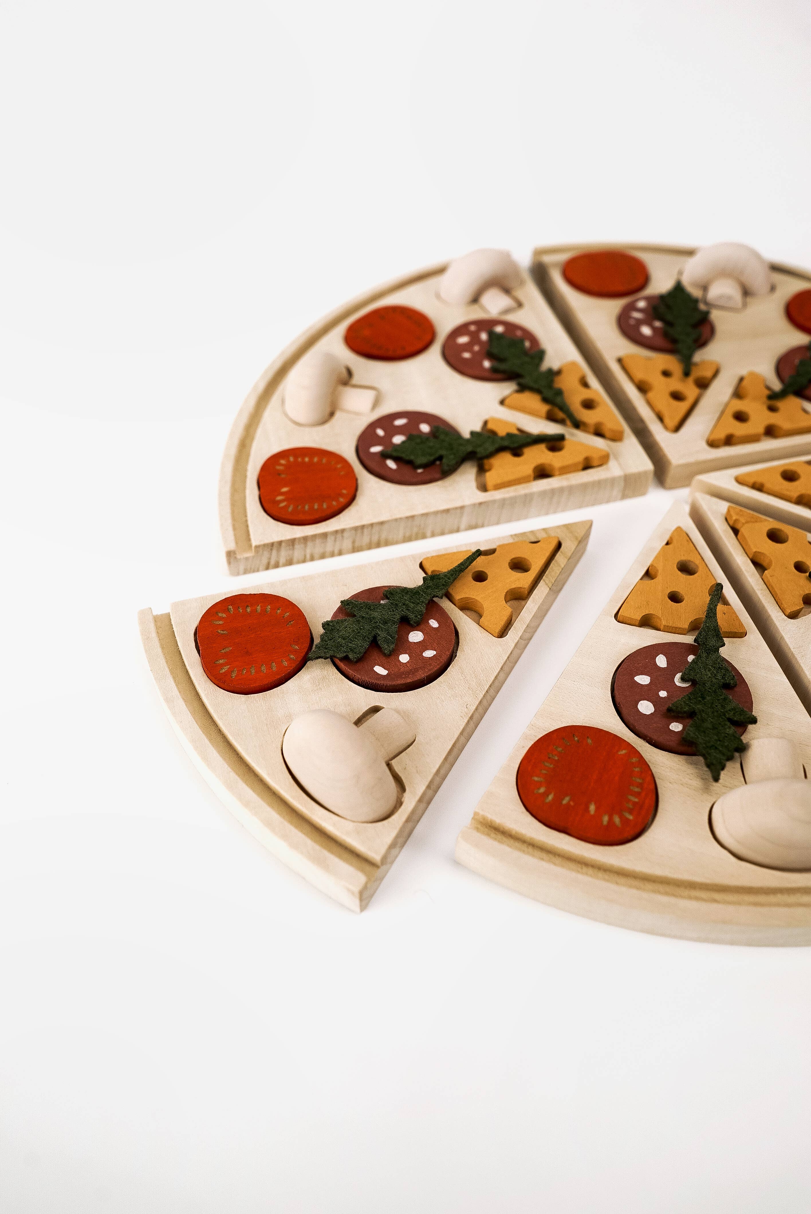 SABO concept - Wholesale Wood Toy - Kids - Wooden Pizza Toy3