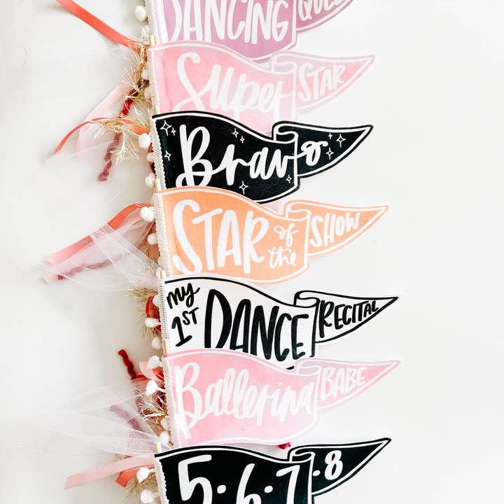 Goldie Letter Company - Wholesale Party Sign/Banner - Dance Recital Pennant Flag