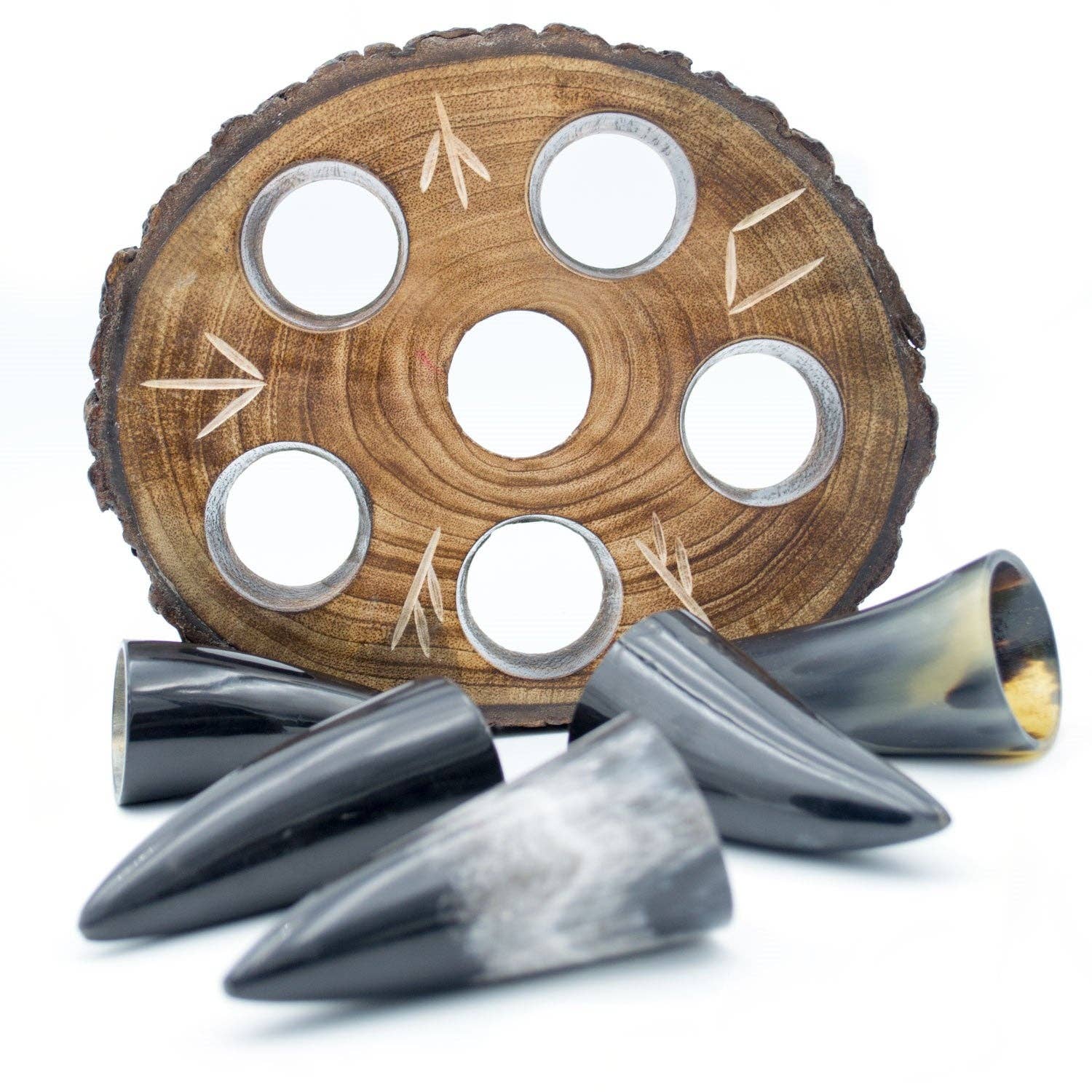 Norse Tradesman - Wholesale Shot Glass - Drinking Horn Shot Glass Set5