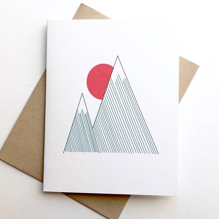 Gestreepte bergkaart voor wholesale door PAGEFIFTYFIVE