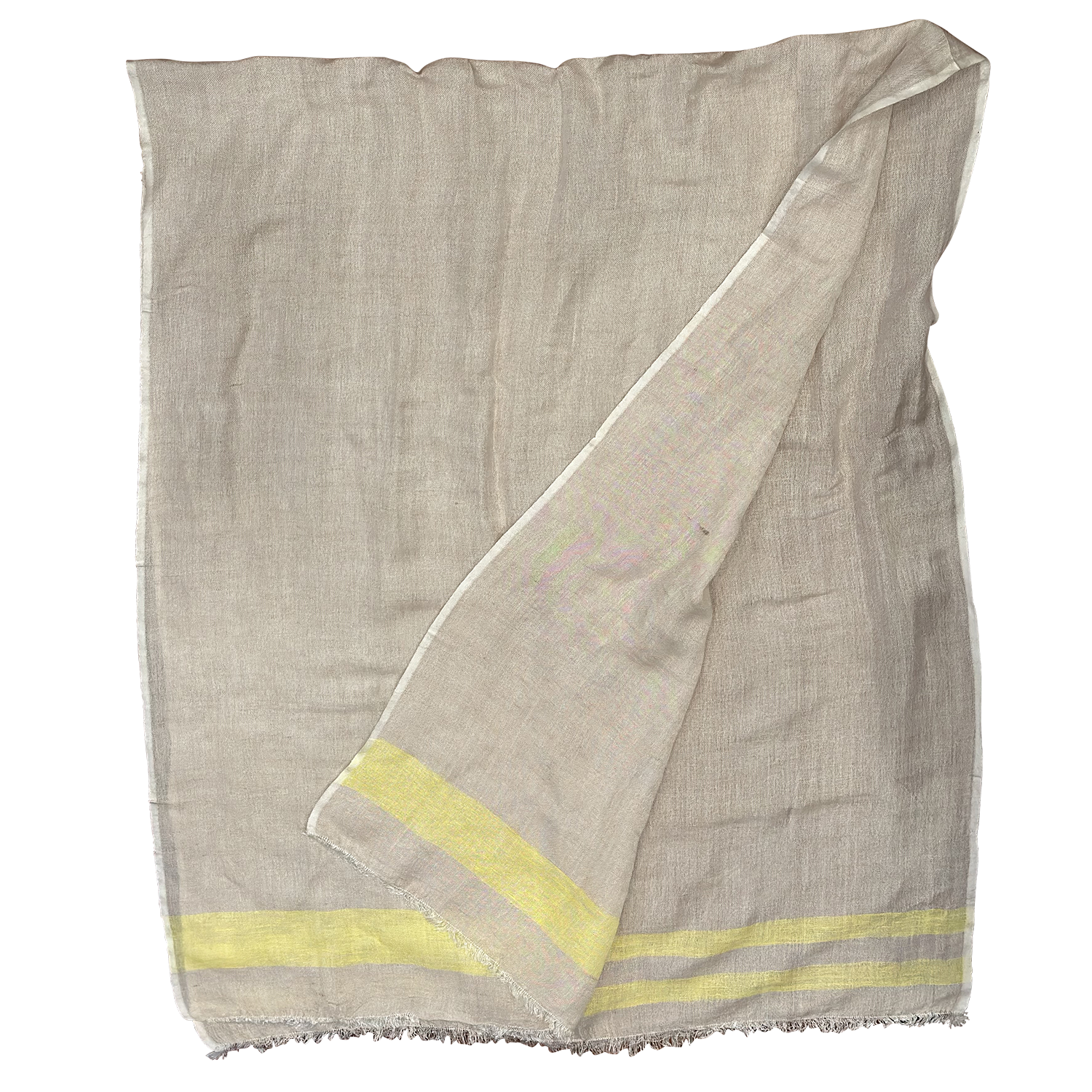 Chloe & Lex - Wholesale Scarf - Women's - Pure Linen with Fresh Stripes Lightweight Scarf for Women6