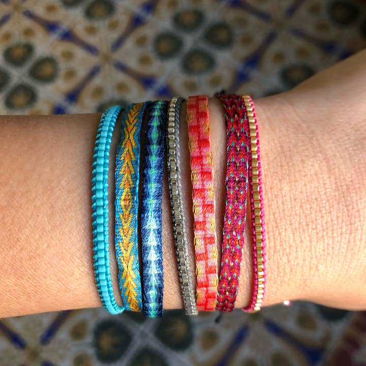 PEREIRA colorful silk friendship bracelets for wholesale on Faire