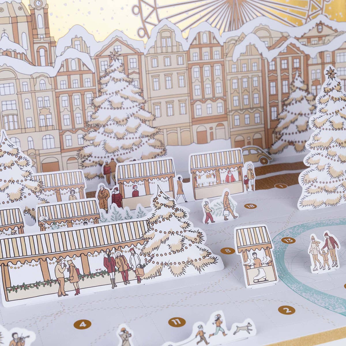 Accentra - Wholesale Advent Calendar - Advent calendar WINTER MAGIC in a foldable box5