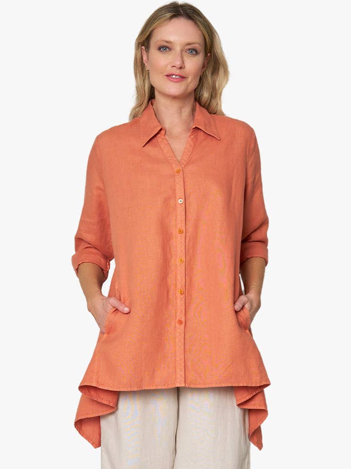 Stella Carakasi - Wholesale Button Down Shirt - Women's - True Form Shirt (*)10
