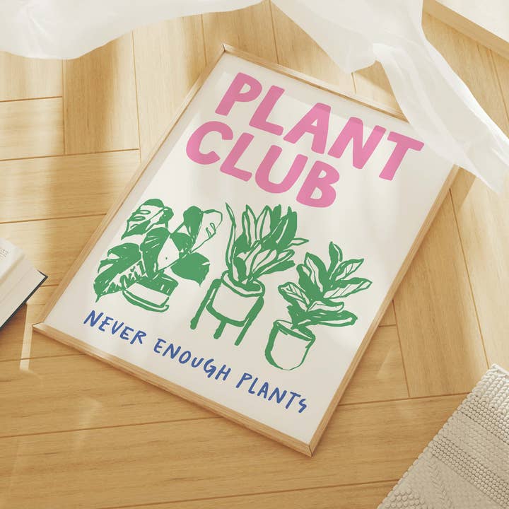 April Lane Art - Wholesale Art print - Plant Club Print1