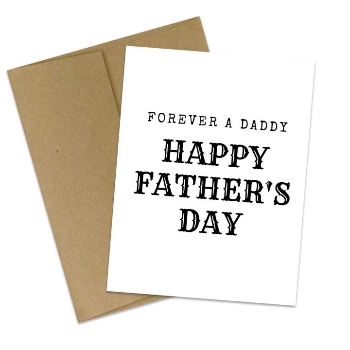 Vatertagskarte | Forever a Daddy | Daddy's Love für den Großhandel von Butterflies + Halos