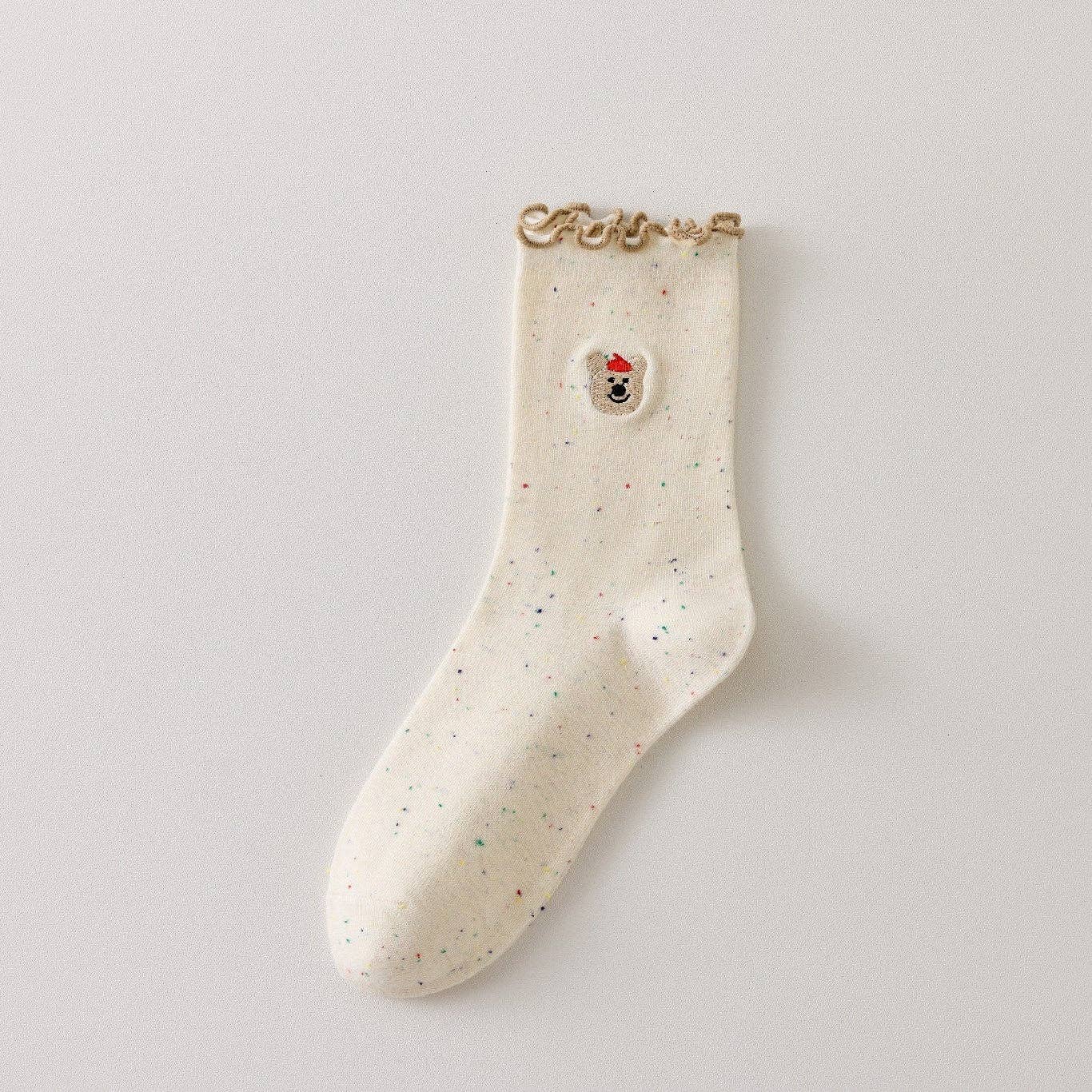 Tites Chaussettes - Wholesale Socks - Women's - Animal Head & Flying Women's Socks I 35-413