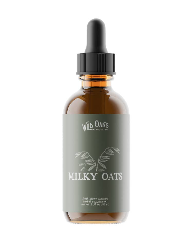 Milky Oats Tincture for wholesale by Wild Oaks Apothecary