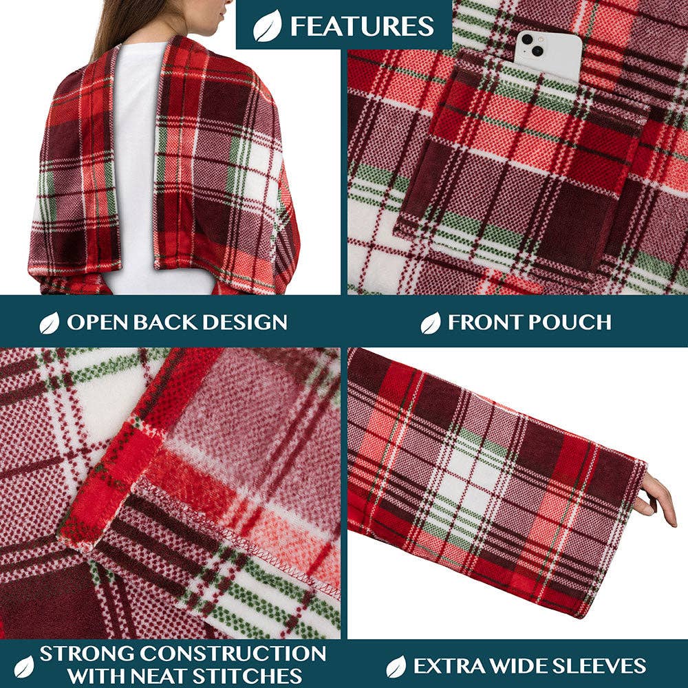 Pavilia - Vendita all'ingrosso Plaid - Coperta con maniche - Tasca applicata194