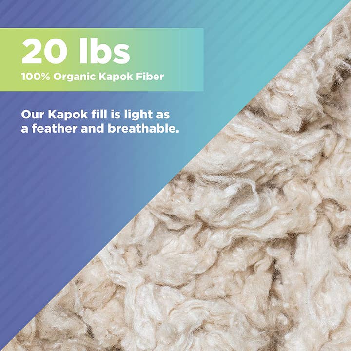 Bean Products - Wholesale Craft Supplies - Kapok Fiber Fill Stuffing - Organic4