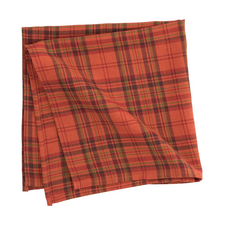 SALE Fall/Harvest Remington Orange Plaid Napkin and other Purchase Wholesale burnt orange linen napkins. Free Returns & Net 60 Terms on Faire trending on Faire.