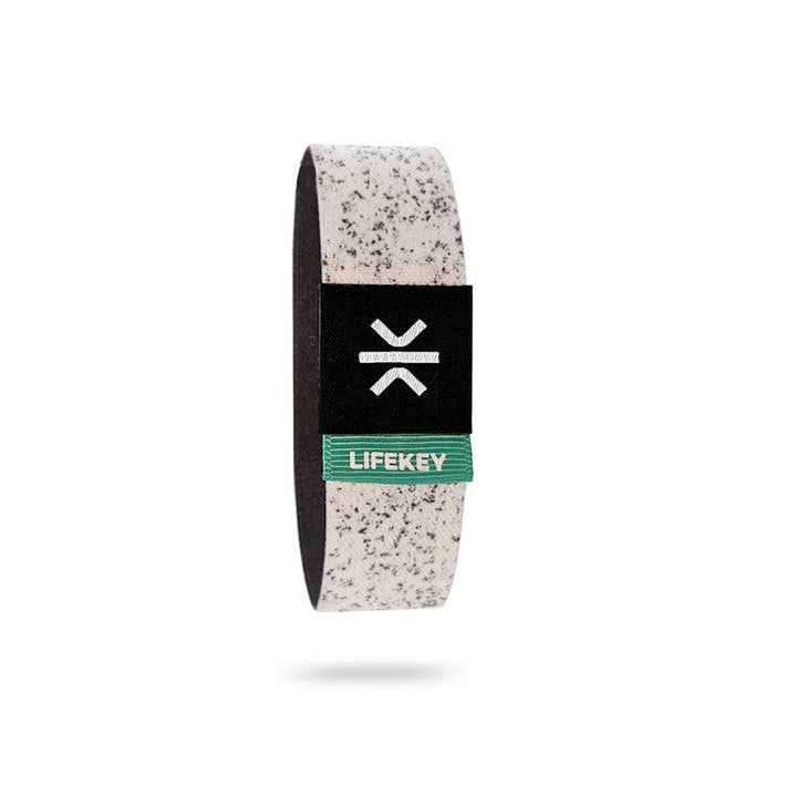 Bracelet intelligent Outdoor Safe - White Static pour la vente par Lifekey