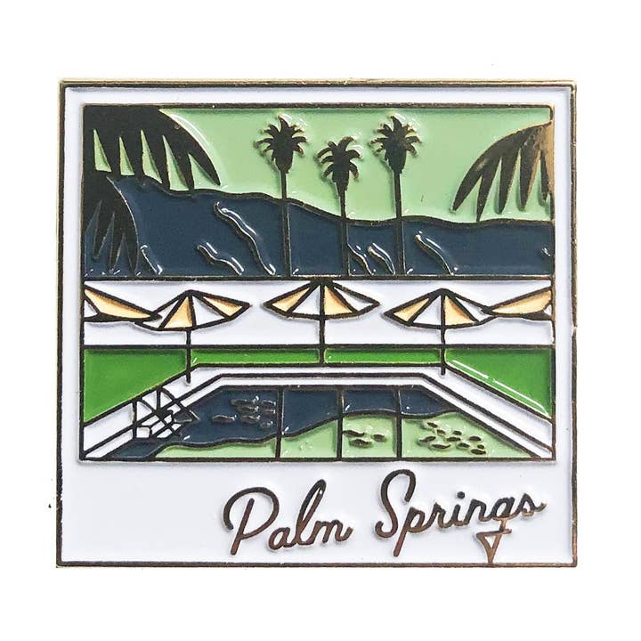 Palm Springs Pin for wholesale by State Bliss