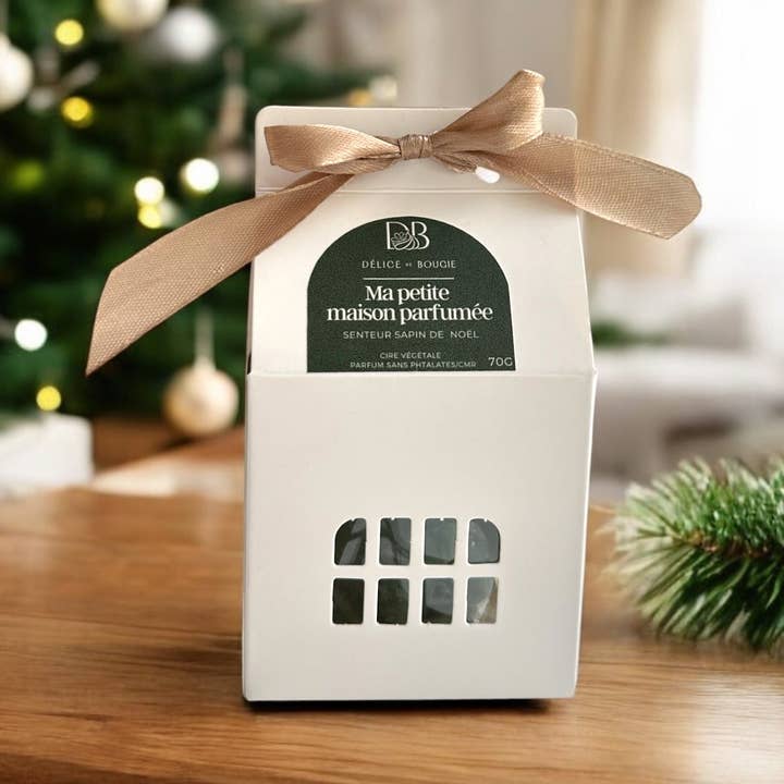 Ma petite maison parfumée | Sapin de Noël pour la vente par Delice de Bougie