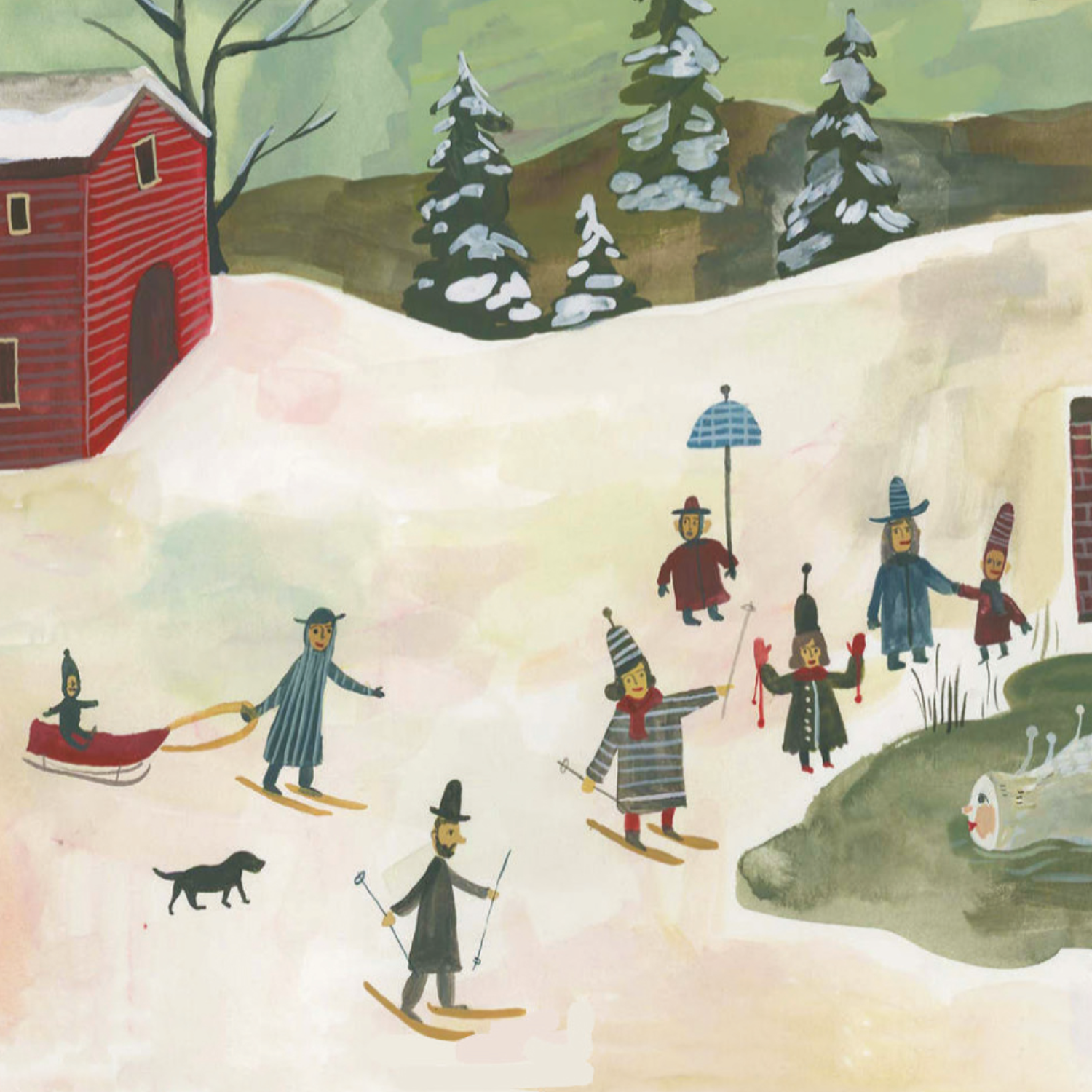 The Esme Shop - Wholesale Season's Greetings Card - Season's Greetings Holiday Card3