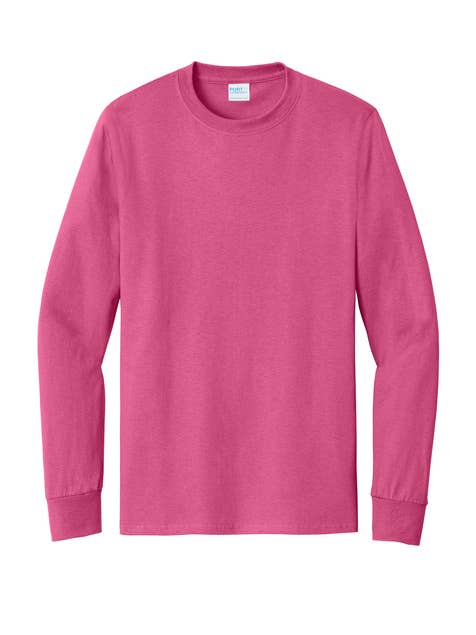 Print The Dream - Wholesale T-Shirt - Men's - Port & Company Long Sleeve Essential Tee21