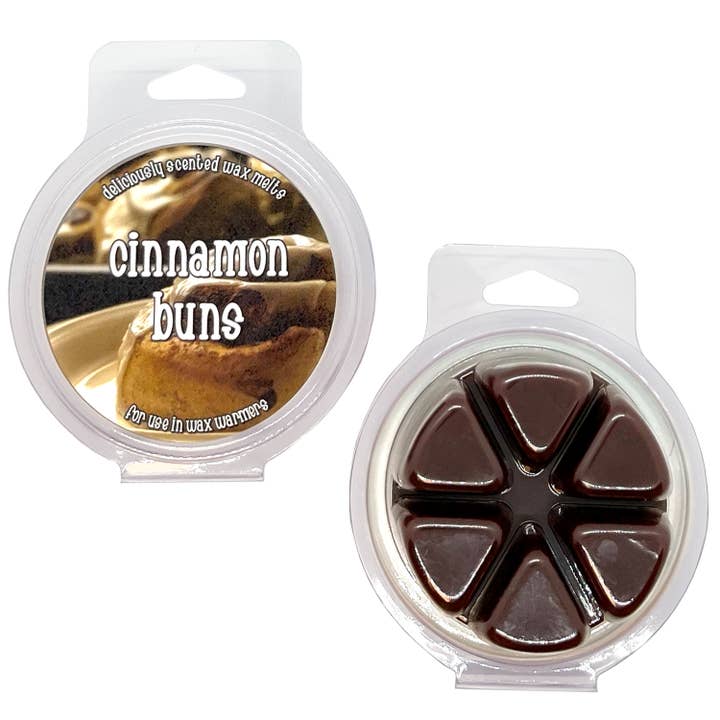 Cinnamon Buns Round Clamshell Melts for wholesale by Classic Farmhouse Candles