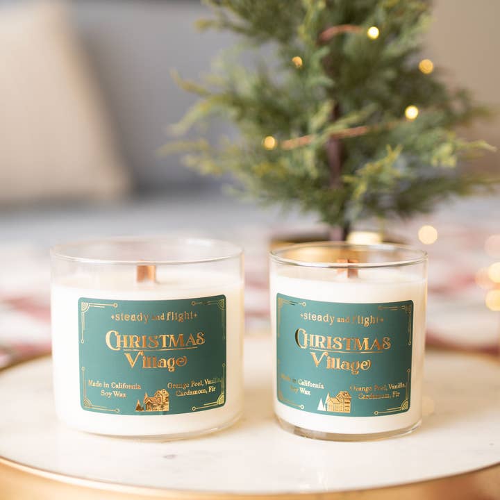 Christmas Village Candle for wholesale by steady and flight