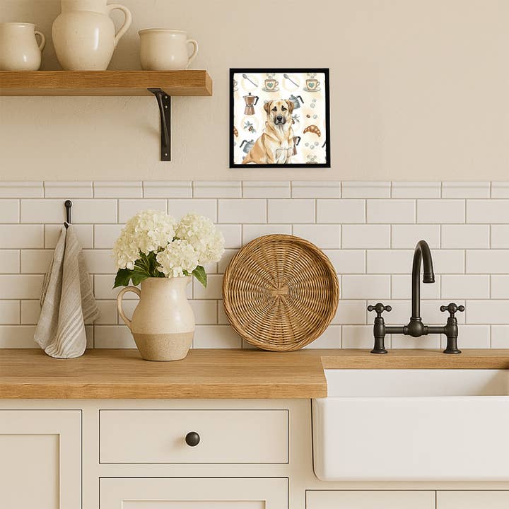 Anatolische Herder Hond Koffiebar Metalen Print WDK7286 voor wholesale door Caroline's Treasures
