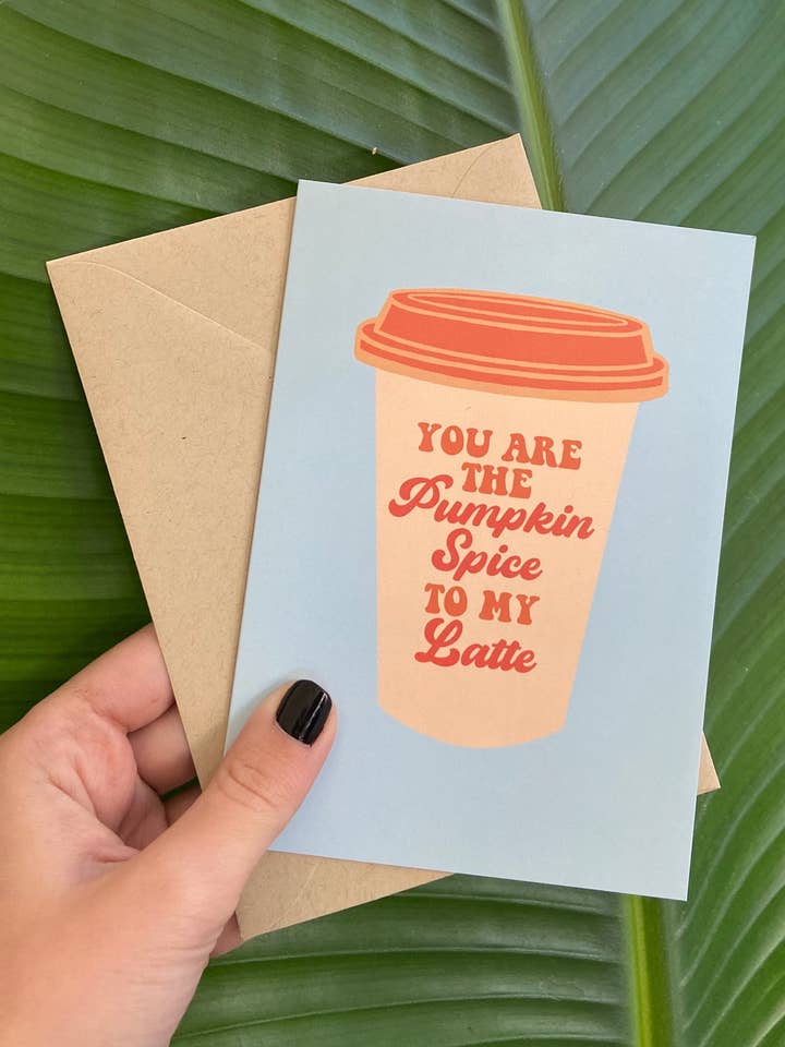 Carte d'épices citrouille pour la vente par Alex Daley Designs