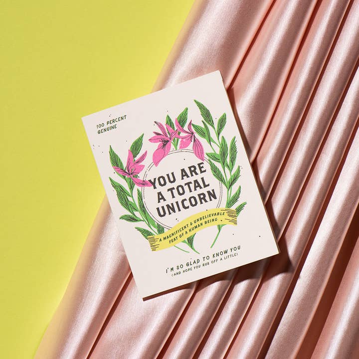 Red Cap Cards - Wholesale Friendship Card - Total Unicorn friendship greeting card1